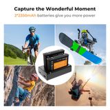 Bộ pin sạc K&F Concept Insta 360 X4 2350mAh (KF28.0050)