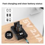 Bộ pin sạc K&F Concept DB-110 1100mAh (KF28.0051)
