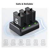 Pin sạc K&F Concept for DJI OSMO Action 5 Pro, Osmo Action 4, Osmo Action 3 (KF28.0086)