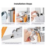 Chân đèn di động có bánh xe K&F Concept KF34.054