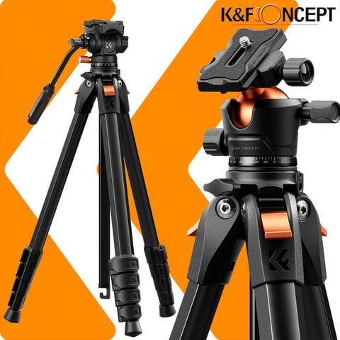 Chân máy quay K&F Concept KF09.172 ( A305A3 + FH-04 )
