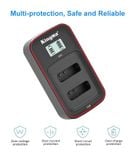 Pin Sạc Kingma for Ricoh  DB-120 1850mAh , sạc BM-058 ver 3