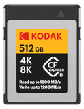 Thẻ nhớ 512GB Kodax CFexpress Type B Tốc độ 1800/1200MB/s