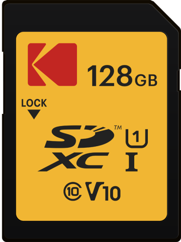 Thẻ nhớ KODAK SDXC PREMIUM PERFORMANCE Class 10 UHS-I U1 V10 128GB 90MB/s