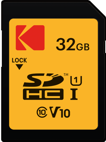 Thẻ nhớ KODAK SD PREMIUM PERFORMANCE Class 10 UHS-I U1 V10 32GB 90MB/s
