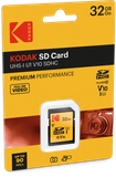 Thẻ nhớ KODAK SD PREMIUM PERFORMANCE Class 10 UHS-I U1 V10 32GB 90MB/s