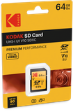 Thẻ nhớ KODAK SDXC PREMIUM PERFORMANCE Class 10 UHS-I U1 V10 64GB 90MB/s