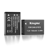 Pin Sạc Kingma for Canon LP-E12 750mAh , sạc BM-015 ver 1