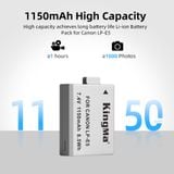 Pin Sạc Kingma Canon LP-E5 1150mAh V4