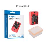 Pin Sạc Kingma for Canon LP-E6NH 2000mAh , sạc BM-058 ver 3