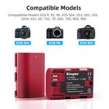 Pin Sạc Kingma for Canon LP-E6NH 2400mAh , sạc BM-058 ver 3