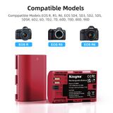 Pin Sạc Kingma Canon LP-E6NH 2600mAh (V4, V5)