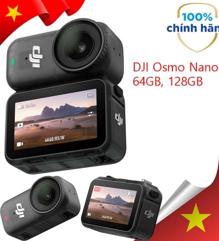 Máy quay DJI Osmo Nano, Dung lượng 64GB, 128GB