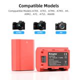Pin Sạc Kingma for Sony NP-FZ100 2400mAh , sạc BM-058Q nhanh