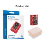 Pin Sạc Kingma for Sony NP-FZ100 2400mAh , sạc BM-058Q nhanh