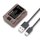 Pin máy ảnh Kingma sạc trực tiếp Type-C for Sony NP-FZ100 , 2000mAh