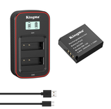 Pin Sạc Kingma for Ricoh  DB-120 1850mAh , sạc BM-058 ver 3