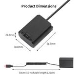 Giả pin Kingma USB-C for Fujifilm TC NP-W235