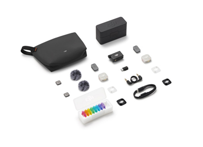Mic không dây DJI Mic Mini 2S (2 TX + 1 RX + Charging Case), Chính hãng