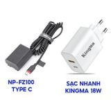 Giả pin Kingma USB-C for Sony TC NP-FZ100