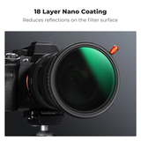 Filter Kính lọc K&F Concept 3in1 Nano C ND2-32 & CPL & Black Diffusion 1/4, 37-82mm