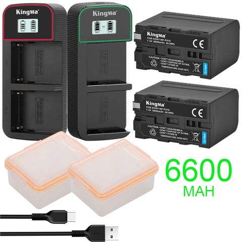 Pin máy ảnh Kingma Sony NP-F970 6600mAh (V4, V5)