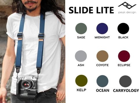 Dây máy ảnh Peakdesign SLIDE LITE ( Dây đeo cổ size trung )