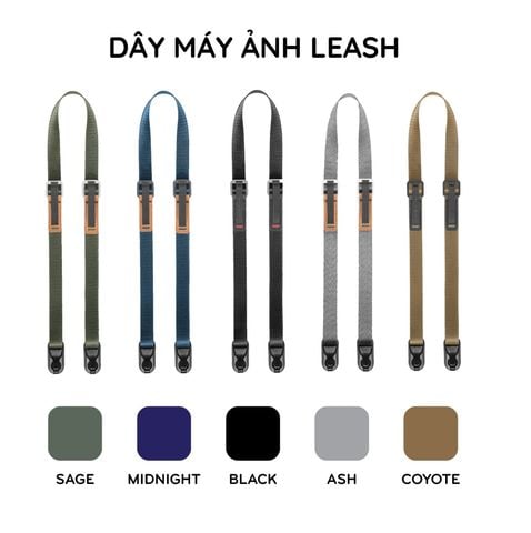 Dây máy ảnh Peakdesign LEASH ( Dây đeo cổ size nhỏ )