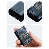 Pin máy ảnh Kingma sạc lại trực tiếp USB-C cho Canon LP-E6P 2600mAh