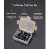 Pin máy ảnh Kingma sạc lại trực tiếp USB-C cho Canon LP-E6P 2600mAh