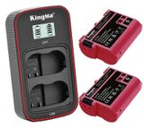 Pin Sạc Kingma for Nikon EN-EL15C 2600mAh , sạc BM-058 ver 3