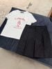  Áo T-shirt Trắng in hình ly kem chữ đỏ 