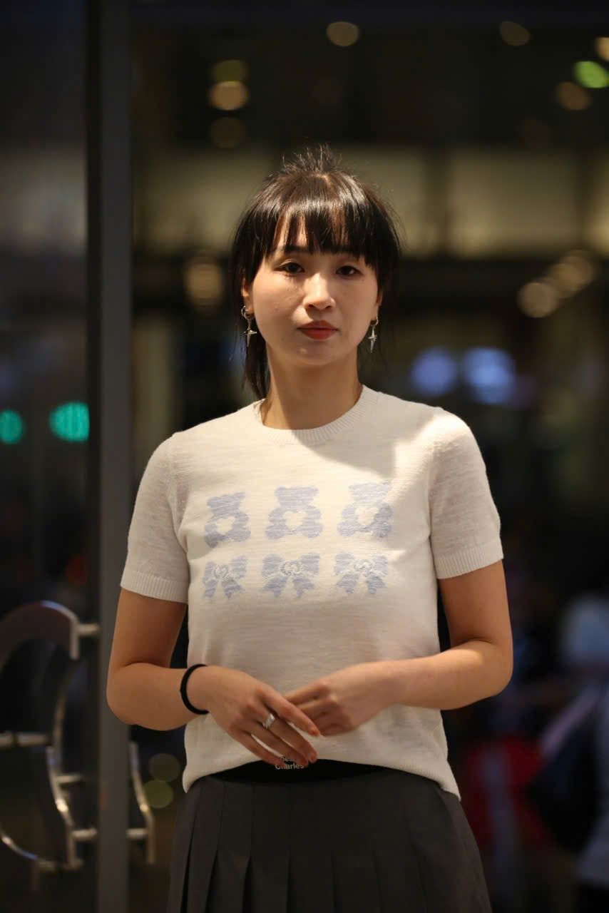  Áo dệt kim Gấu Nơ Xanh 