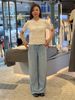  1.Áo CDG ngắn tay trắng Monogram, 2 túi trước 