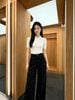  1.Quần jean Giấy đen - hoạ tiết 