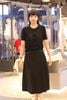  Áo Cardigan Ngắn Tay Đen Phối Viền Bèo 