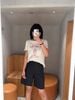  Áo T-shirt Trắng in hình ly kem chữ đỏ 