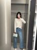  Áo Cardigan Trắng Hoạ Tiết Monogram CC 