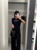  Áo Ngắn Tay Xanh Navy Trái Tim Chester Charles 