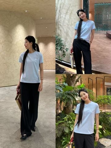  QUẦN ĐEN CẠP CHUN VIỀN TRẮNG 