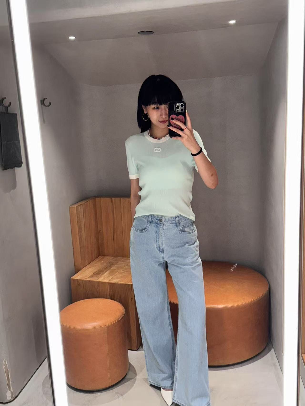  Quần Jean xanh bạc ss25 