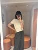  1.Quần vải cạp thun Màu xám 