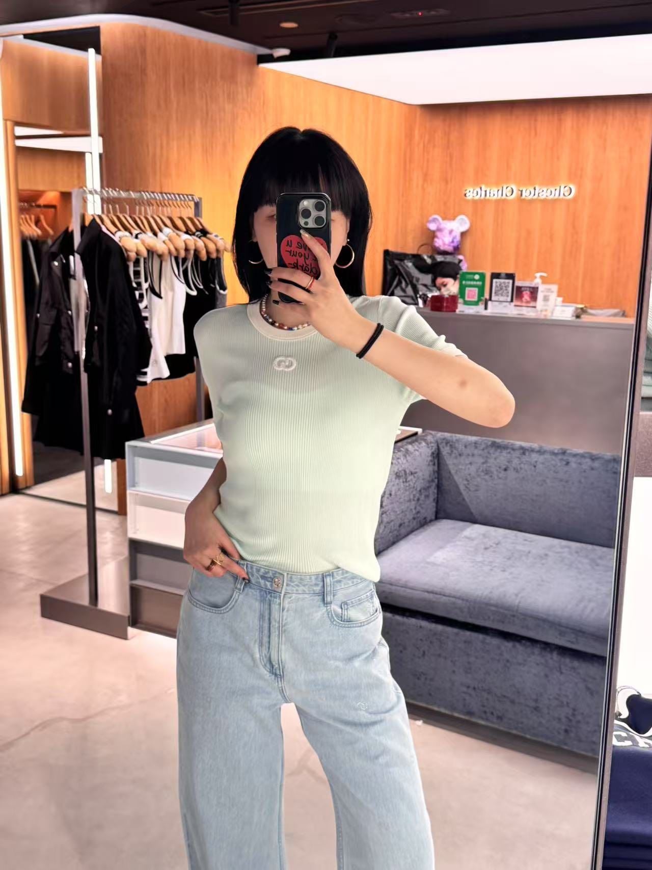  Quần Jean xanh bạc ss25 