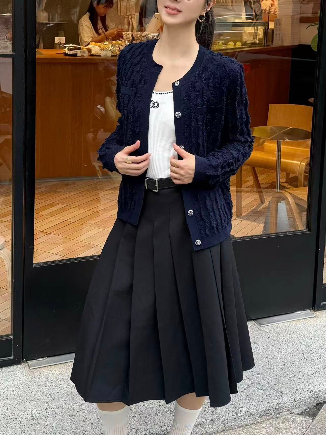  Áo CDG lông xanh navy new 25 