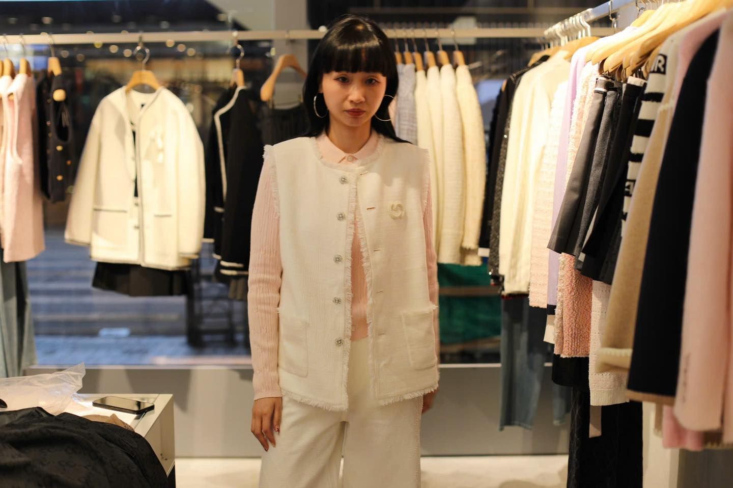  3.Vest ghile trắng 