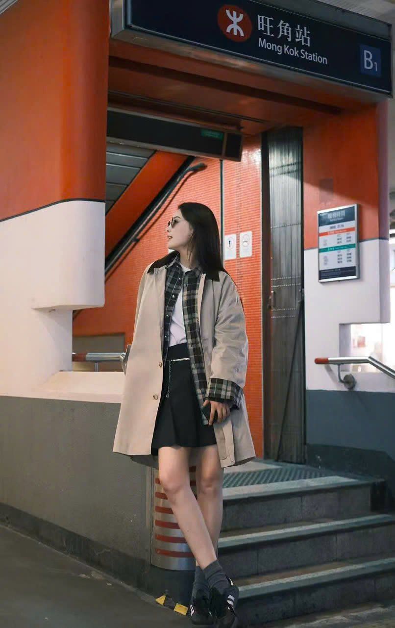  Áo khoác Kaki cổ nhung màu nâu 