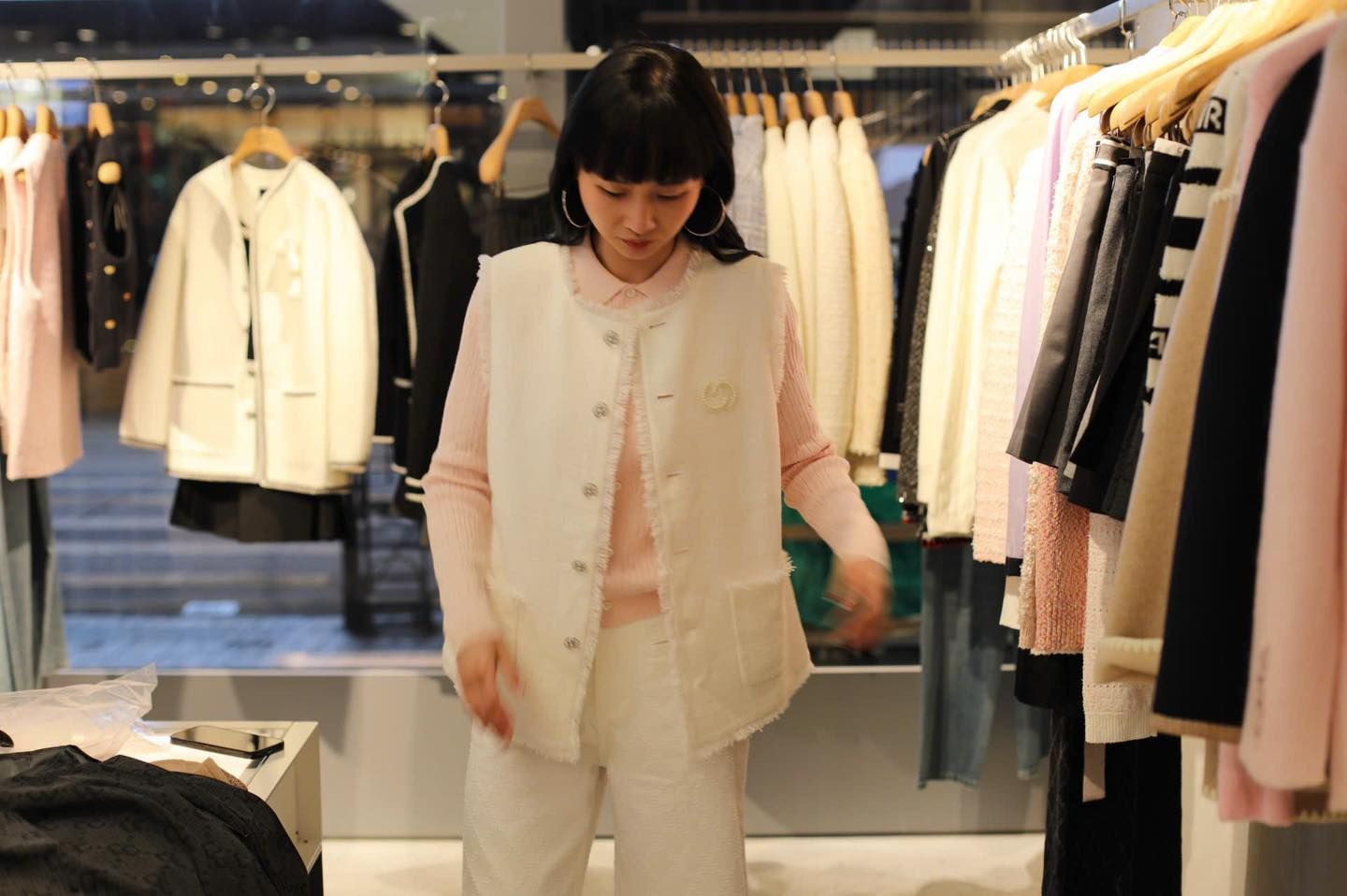  3.Vest ghile trắng 