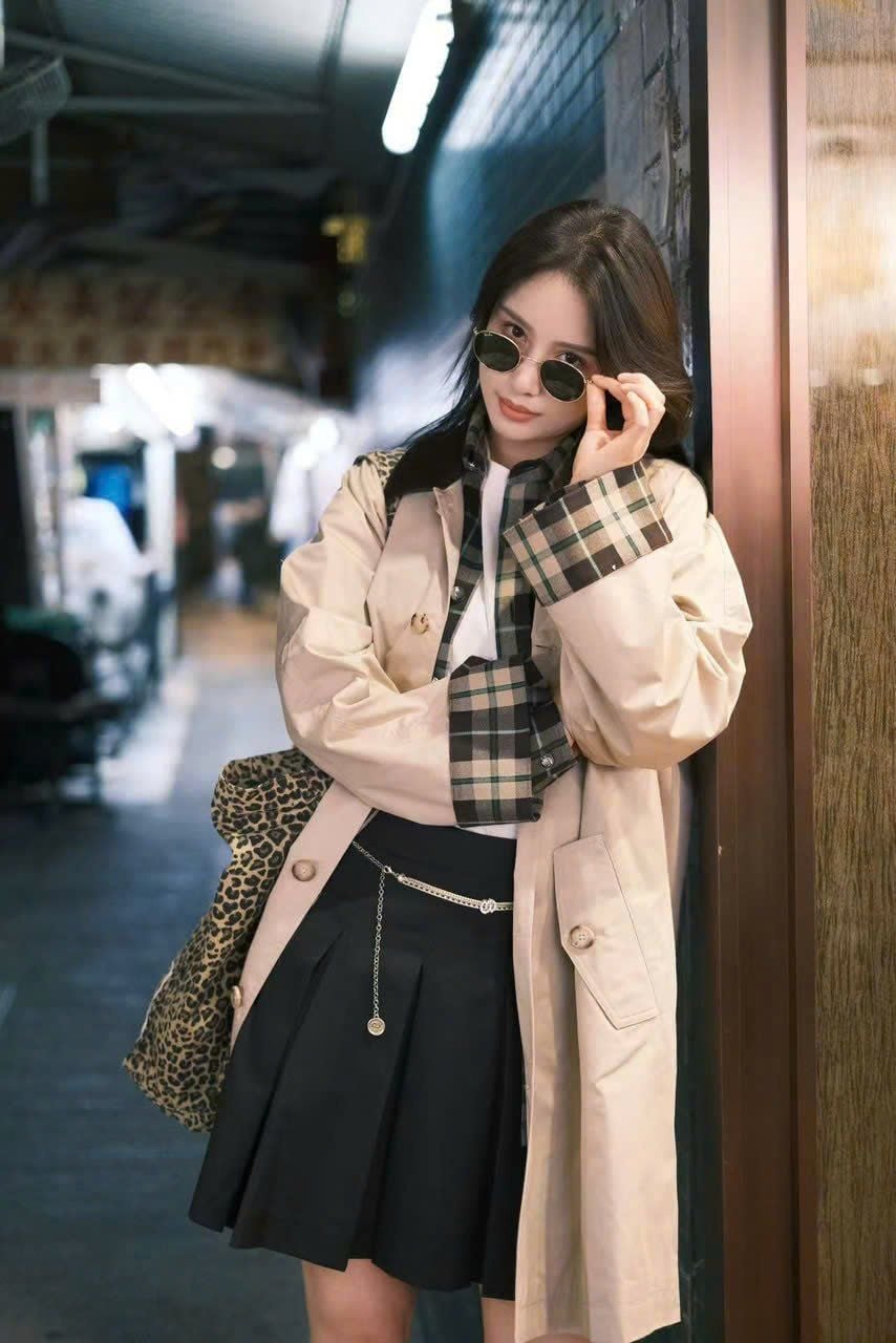  Áo khoác Kaki cổ nhung màu nâu 