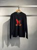  Áo len đen dài tay chú ngựa đỏ 