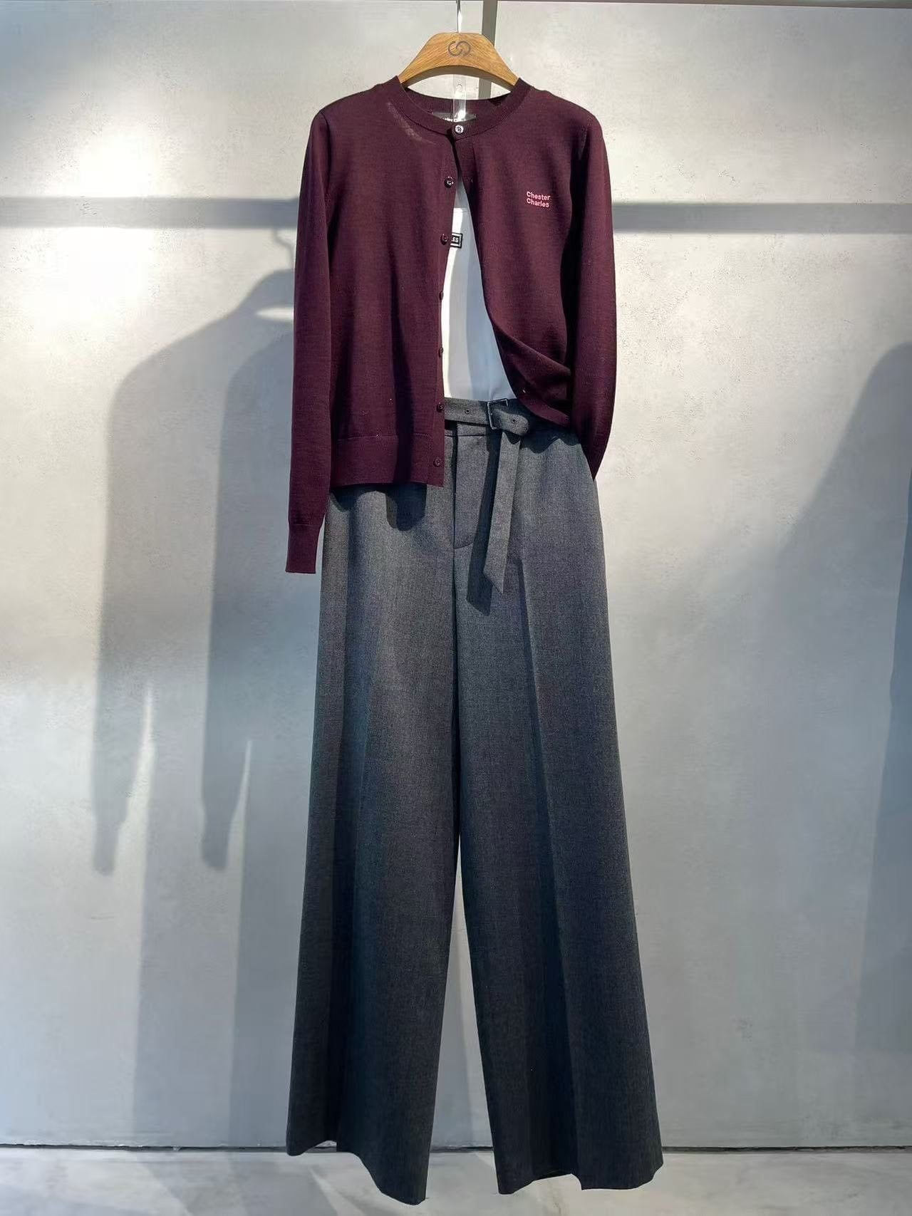  Áo CDG đỏ đun, logo chữ 1 bên 